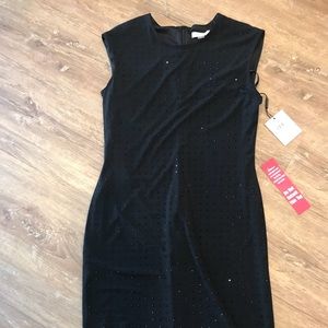 Calvin Klein Beaded Front Dress